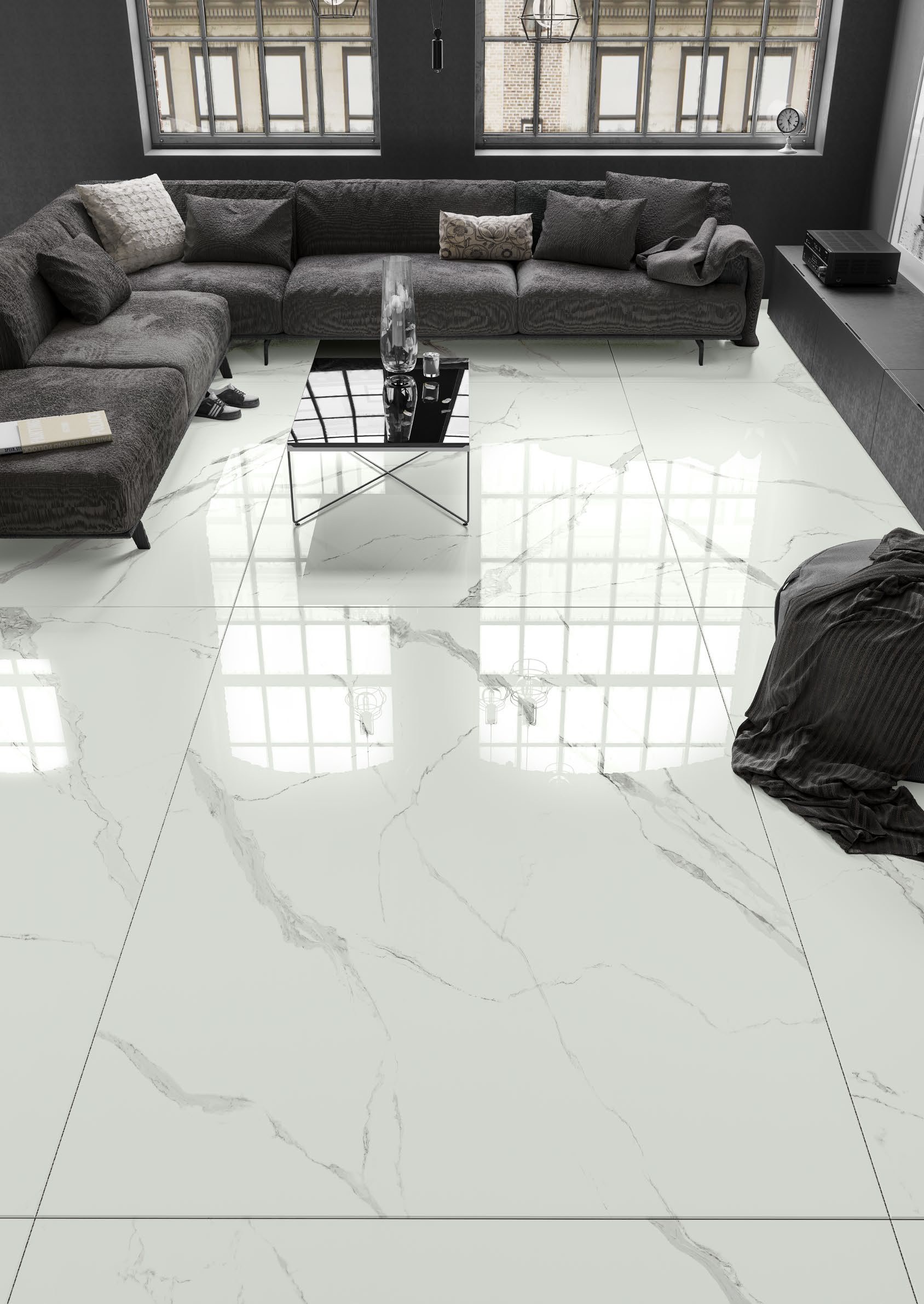 Bien Statuario Goya 120x180 cm Teknik Porselen Karo