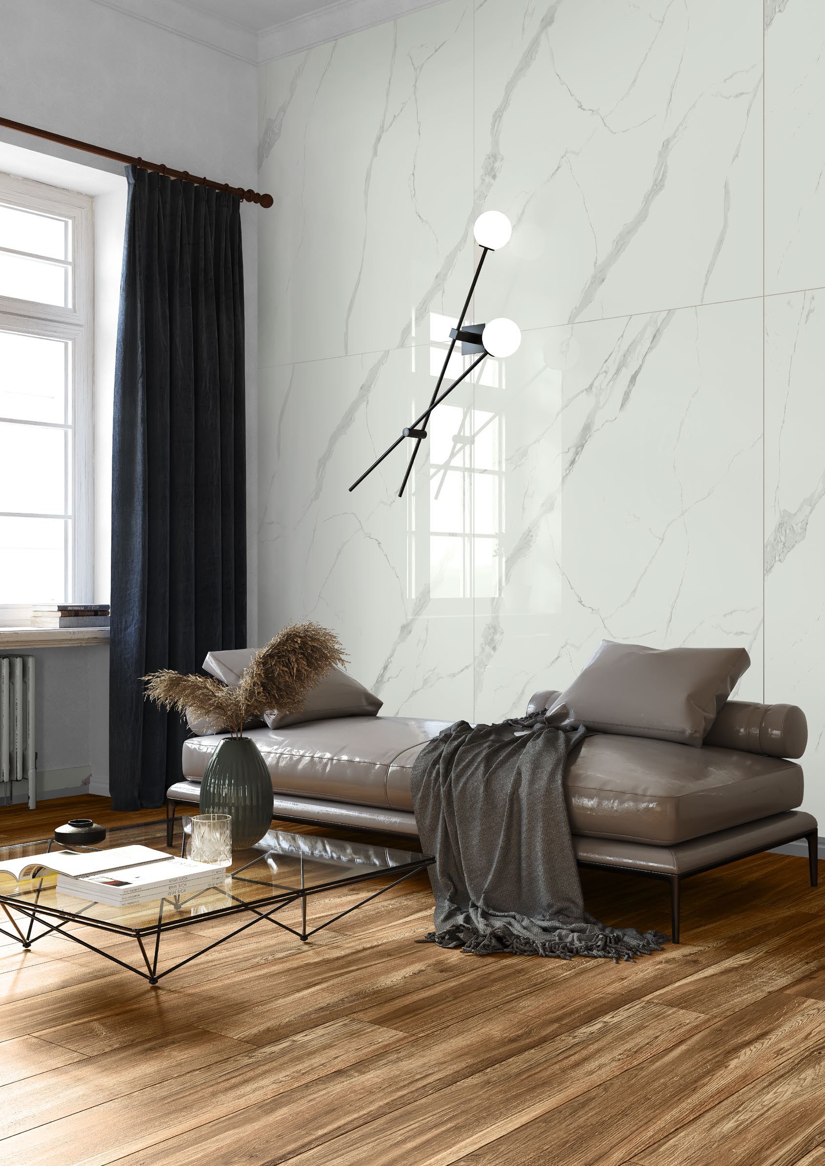 Bien Statuario Goya 120x180 cm Teknik Porselen Karo