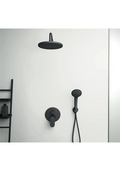 İdeal Standard Cerafine O Mat Siyah Ankastre Duş Sistemi - 2 Yollu - BD828XG