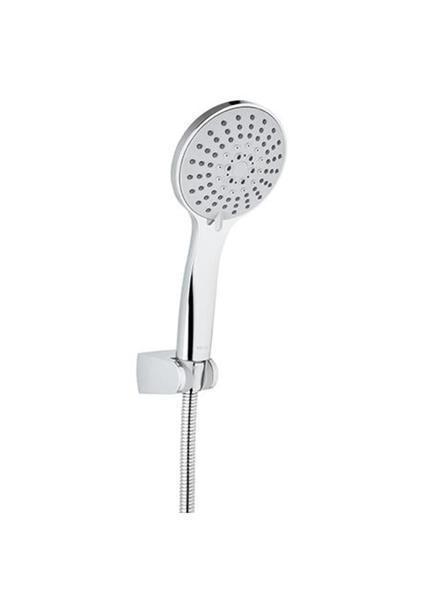 Tondo Mafsallı Askılı Banyo Duş Takımı Seti Krom