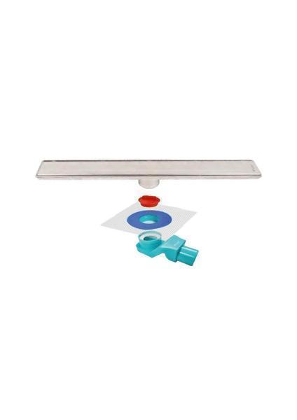Line 6 Plain 50 Cm Izgaralı Krom Duş Kanalı 1156-1035000-01