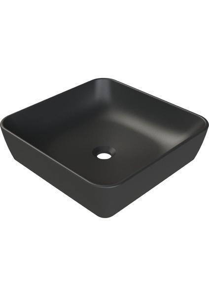 Mat Siyah One 46X46 cm Lavabo