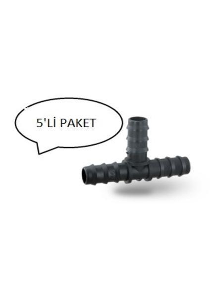 16 X 16 X 16 Damla Sulama Kurtağzı Te (5'li Pakettir. )