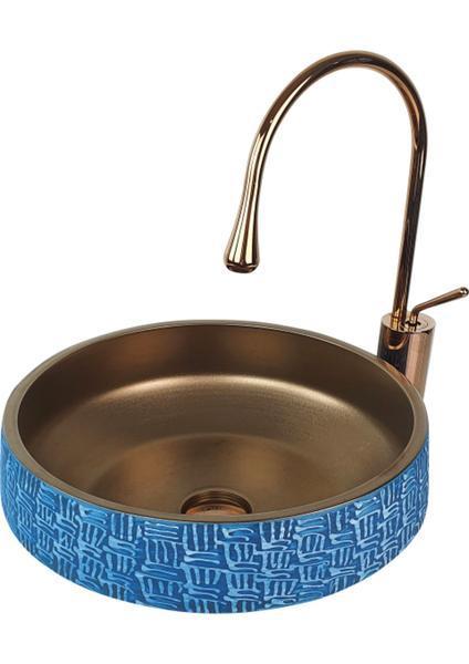 Pure Halikarnas Dekoratif Tezgah Üstü Çanak Lavabo Hnm-102