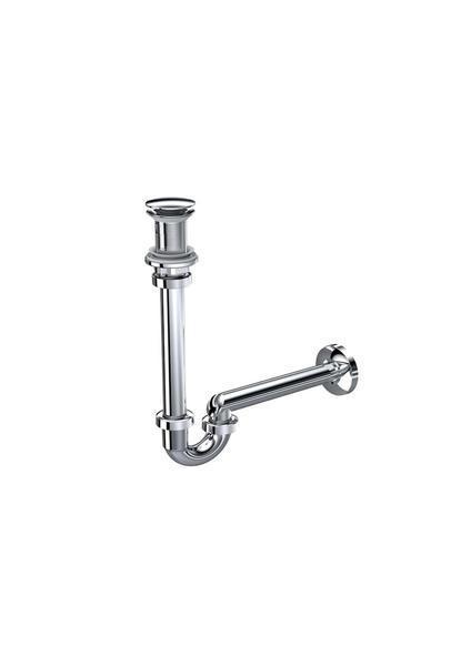 Genel Markalar ARC Parlak Krom Başlıklı Aç Kapa Lavabo Sifonu - Taşma Delikli