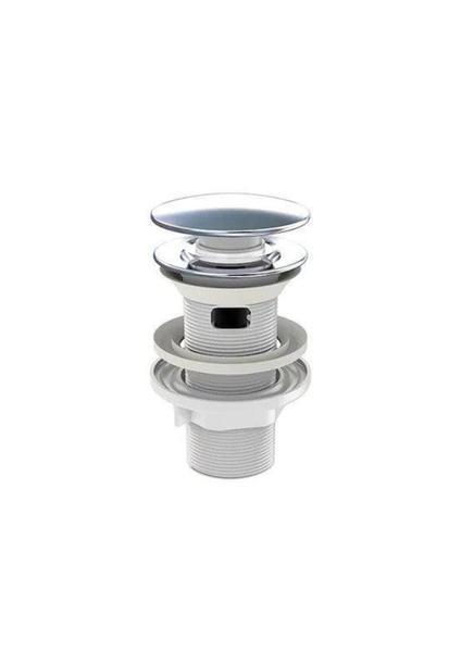 Genel Markalar Felix Paslanmaz Başlıklı Aç Kapa Lavabo Sifonu - Taşma Delikli