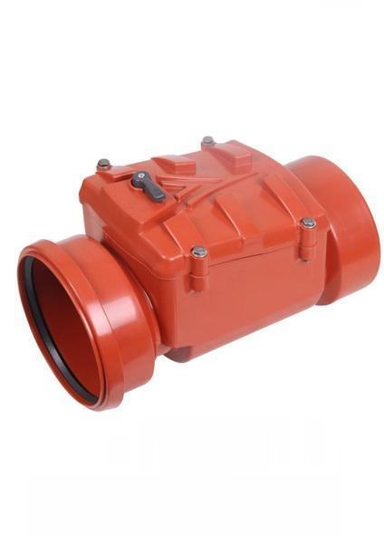 Pvc Çekvalf Atık Pis Su Rögar Klapesi Koku Önleyici 100 Mm Klitli Ve Terazili