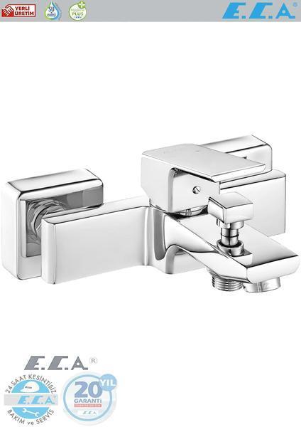 E.c.a Tiera Banyo Duş Bataryası Krom Banyo Bataryası 102102469 ( 20 Yıl Garantili )