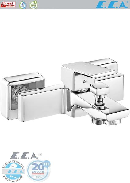 E.c.a Tiera Banyo Duş Bataryası Krom Banyo Bataryası 102102469 ( 20 Yıl Garantili )