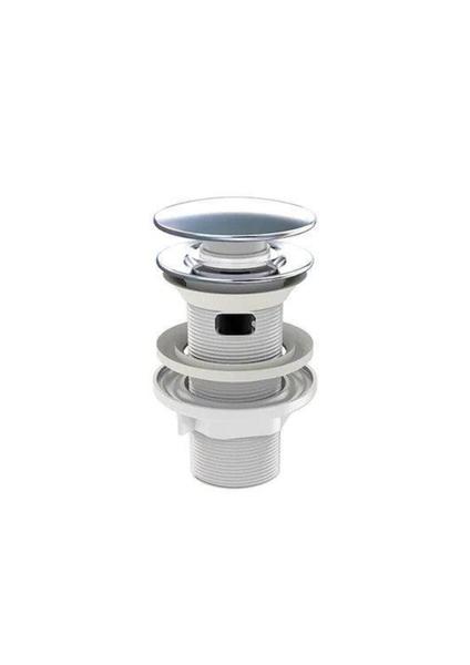 Genel Markalar Felix Paslanmaz Başlıklı Aç Kapa Lavabo Sifonu - Taşma Delikli