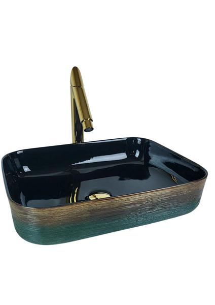 Amazonıte Dekoratıf Tezgah Üstü Çanak Lavabo Gg-103