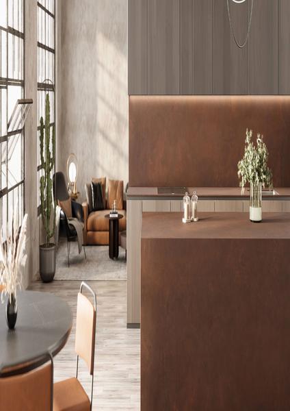 biQslab Corten 160x320 cm Slab Porselen