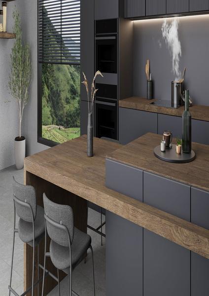 biQslab Ebony 80x320 cm Slab Porselen