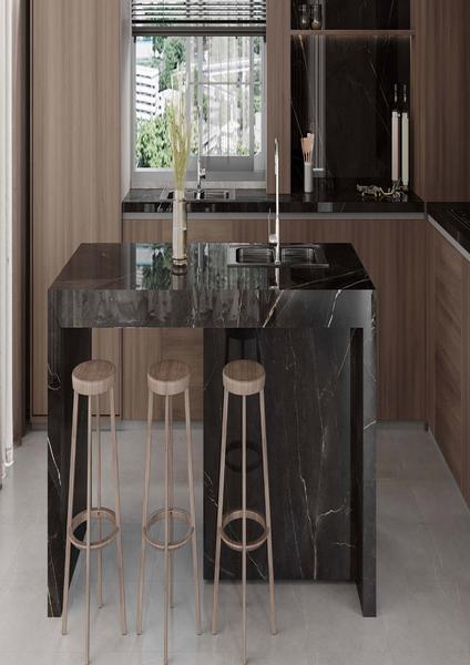 biQslab Marron Glace 160x320 cm Slab Porselen