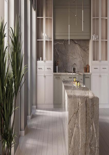 biQslab Silver Root 160x320 cm Slab Porselen