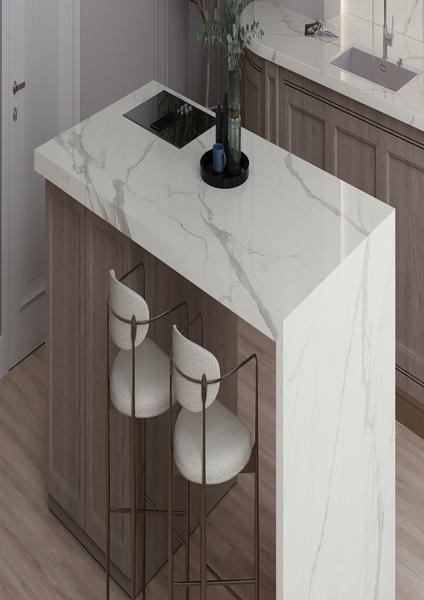 biQslab Statuario 80x320 cm Slab Porselen