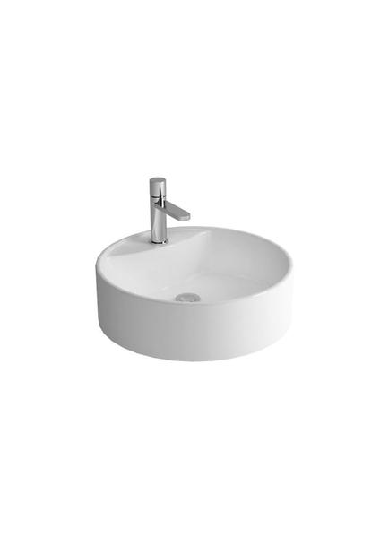 Batarya Delikli Tezgah Üst Lavabo Beyaz 5017